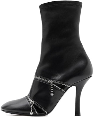 (Women) Burberry Leather Square Toe Boots 'Black Comfort' 80802501 Buy (Women) Burberry Leather Square Toe Boots 'Black Comfort' 80802501