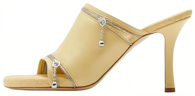 (Women) Burberry Leather Square Toe Slide 'Yellow Comfort' 80802531 Buy (Women) Burberry Leather Square Toe Slide 'Yellow Comfort' 80802531