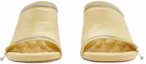 Order (Women) Burberry Leather Square Toe Slide 'Yellow Comfort' 80802531