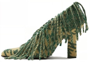 (Women) Burberry Leather Stiletto 'Sakura Grass' 80803921 (Women) Burberry Leather Stiletto 'Sakura Grass' 80803921