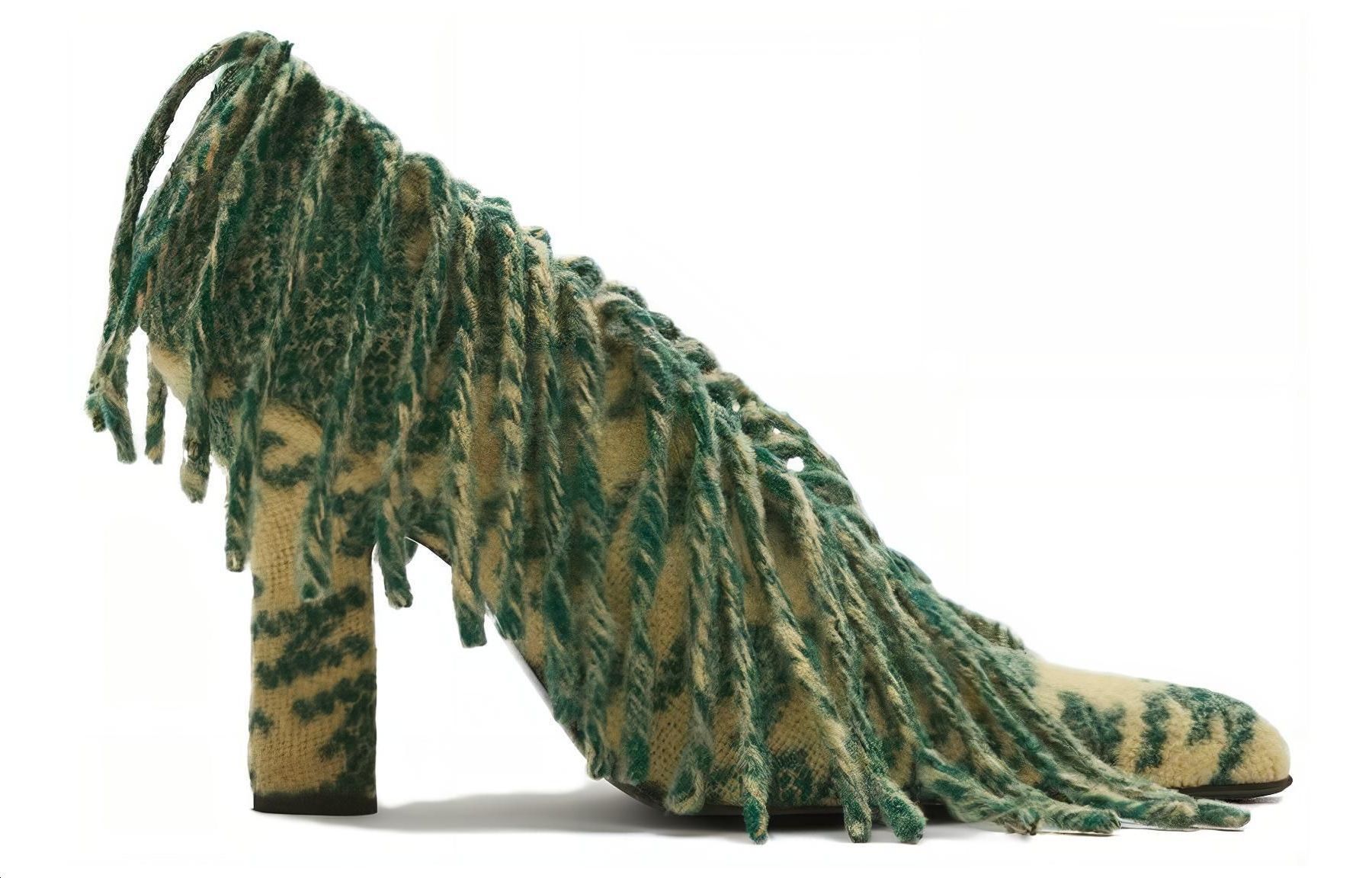 (W) Burberry Leather Stiletto 'Sakura Grass' 圖 2