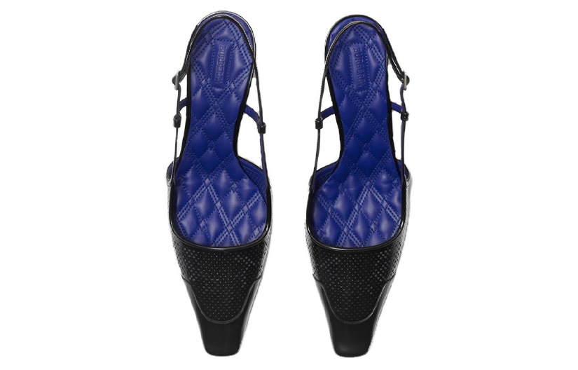 (W) Burberry Leather Stiletto 'Simple CMFT Black' 圖 2