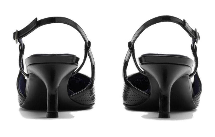 (W) Burberry Leather Stiletto 'Simple CMFT Black' 圖 4