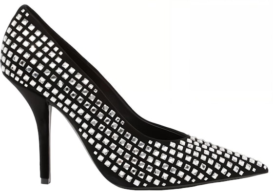 (Women) Burberry Leather Stiletto with Crystal Embellishments 'Black' 80651401 Order (Women) Burberry Leather Stiletto with Crystal Embellishments 'Black' 80651401