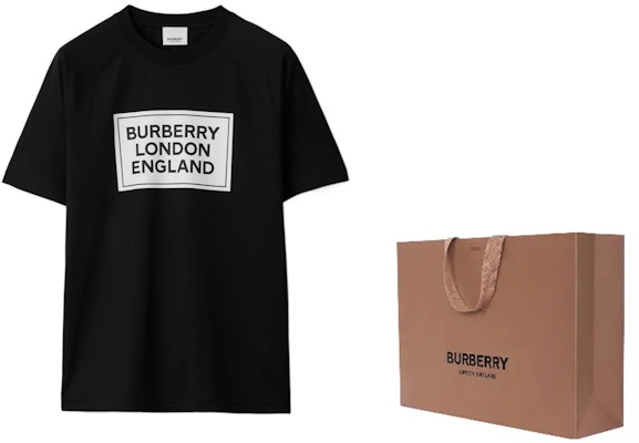 (Women) Burberry Letter Logo Applique Raglan Sleeve T-Shirt SS24 Black Crewneck Tee 80843481 Shop (Women) Burberry Letter Logo Applique Raglan Sleeve T-Shirt SS24 Black Crewneck Tee 80843481
