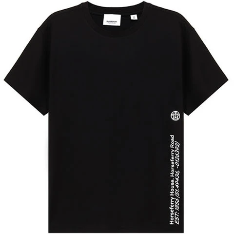 women-burberry-letter-print-cotton-loose-fit-t-shirt-in-black-80372911