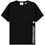 Buy (W) バーバリー レタープリント コットン ルーズフィット Tシャツ ブラック 80372911