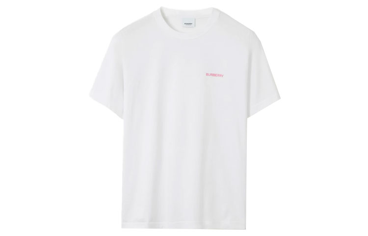 (Women) Burberry Letter Print Crewneck Short Sleeve T-Shirt SS23  White. 80716911 圖 2