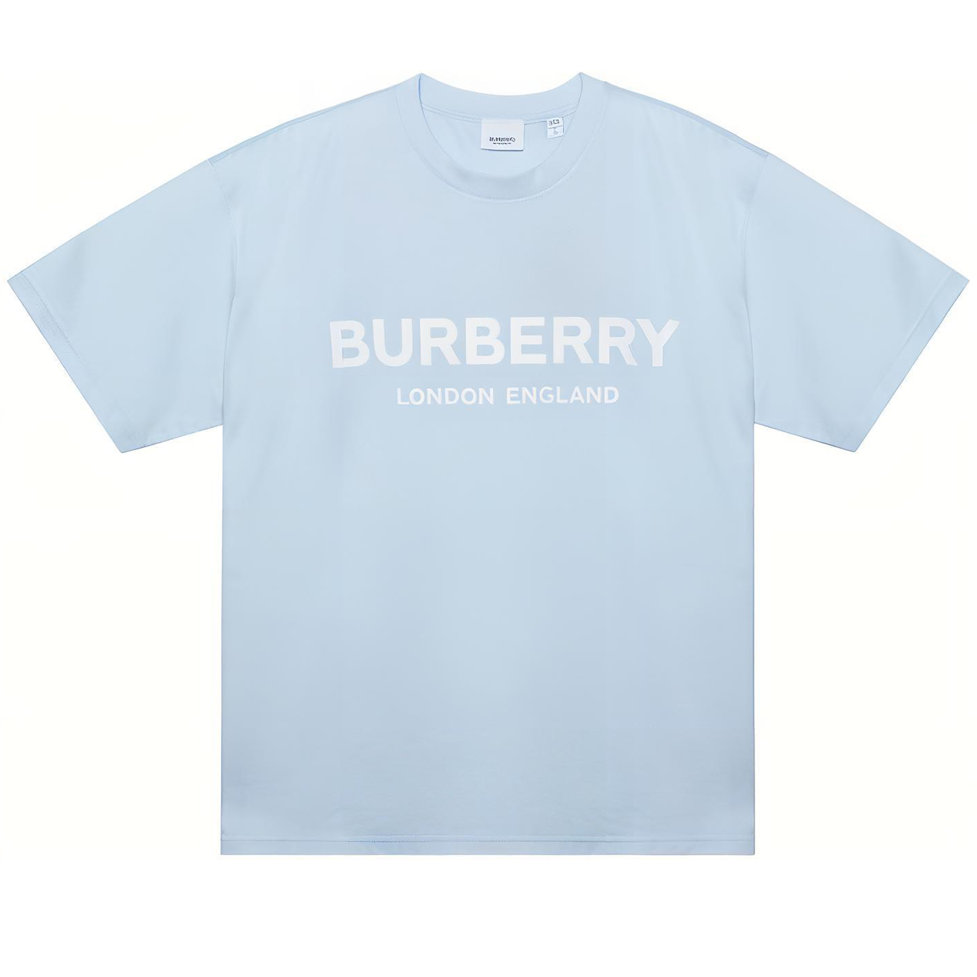 (Women) Burberry Light Blue Graphic Logo T-Shirt 80212711