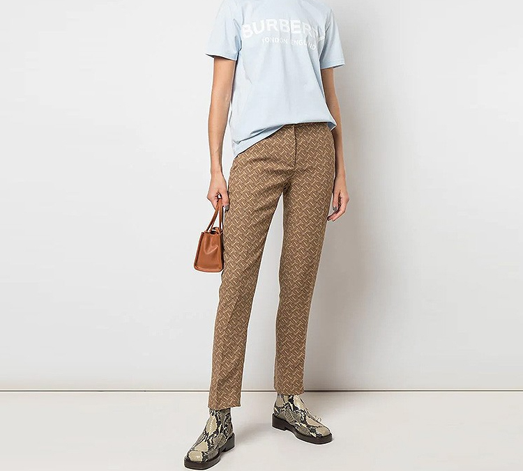 (Women) Burberry Light Blue Graphic Logo T-Shirt 80212711 圖 7