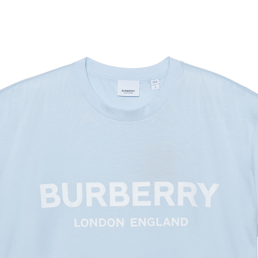 (Women) Burberry Light Blue Graphic Logo T-Shirt 80212711 圖 8
