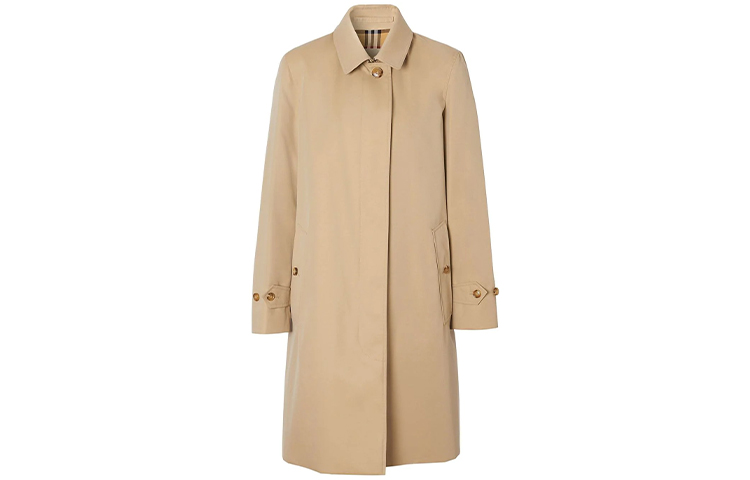 (Women) Burberry Lightweight Check Jacket - Camel 80280401