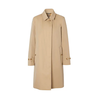 (Women) Burberry Lightweight Check Jacket - Camel 80280401