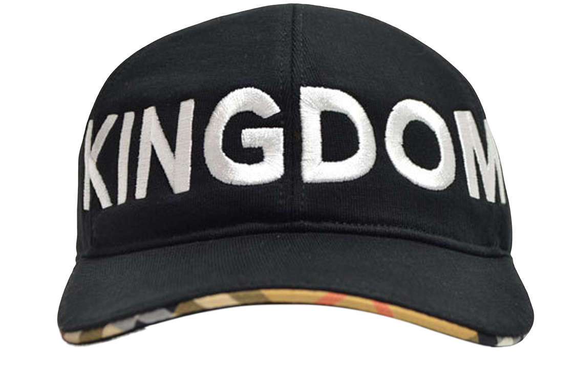 (Women) Burberry Limited Edition King's Series Embroidered Cap Black 80106191