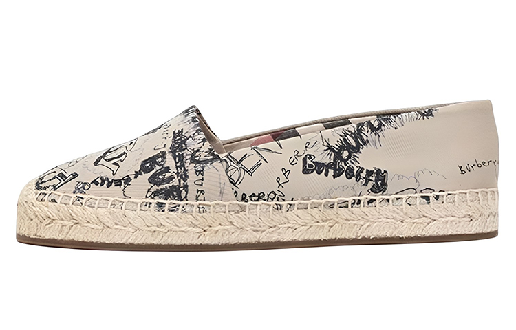 (W) Burberry Loafer 'Graffiti Beige'