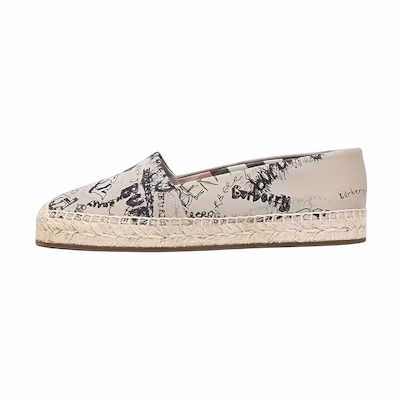 (W) Burberry Loafer 'Graffiti Beige'