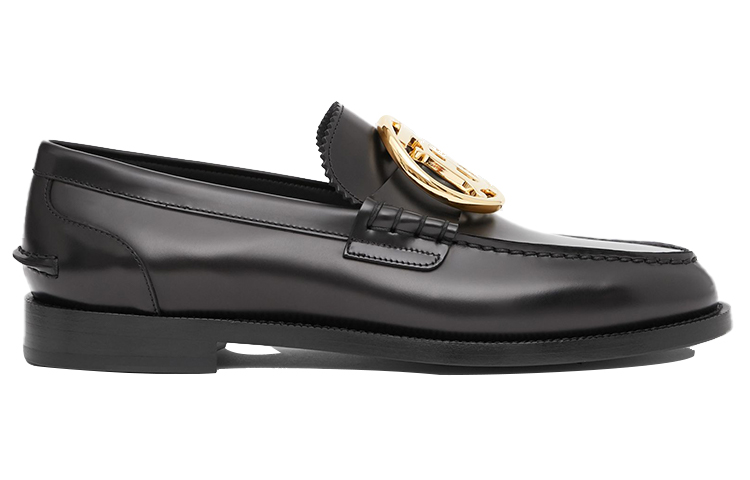 (W) Burberry Loafers 'Black Leather Signature Pattern' 圖 2