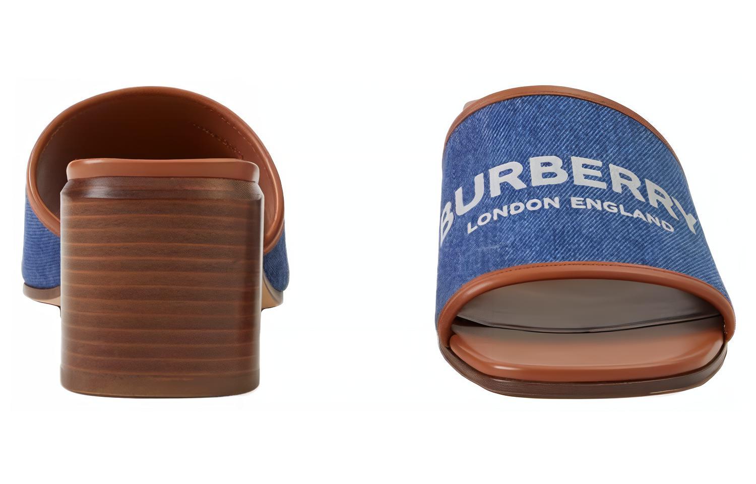 (W) Burberry Logo Chunky 'Blue Fashion Slide' 圖 4
