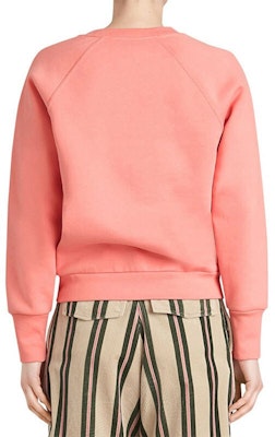 (Women) Burberry Logo Cotton Pullover Sweatshirt Watermelon Red 80029221 Details for (Women) Burberry Logo Cotton Pullover Sweatshirt Watermelon Red 80029221