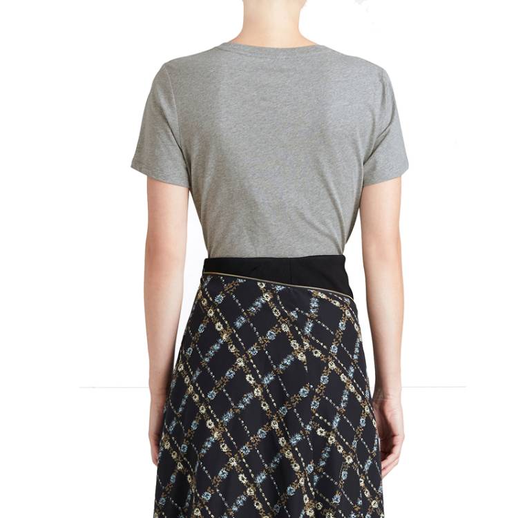 (Women) Burberry Logo Crew Neck Cotton T-Shirt FW20 Gray 40570461 圖 5