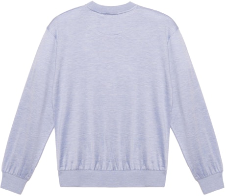 (W) Burberry Logo Baju Lengan Panjang Crew Neck Rajut Biru Muda. 80449591 Lookbook (W) Burberry Logo Baju Lengan Panjang Crew Neck Rajut Biru Muda. 80449591