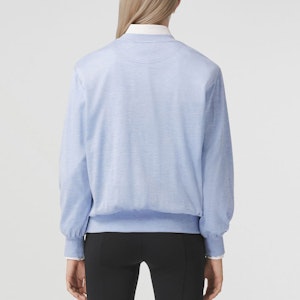 (W) 博柏利标志圆领长袖针织毛衣 浅蓝色 80449591 Purchase (W) 博柏利标志圆领长袖针织毛衣 浅蓝色 80449591