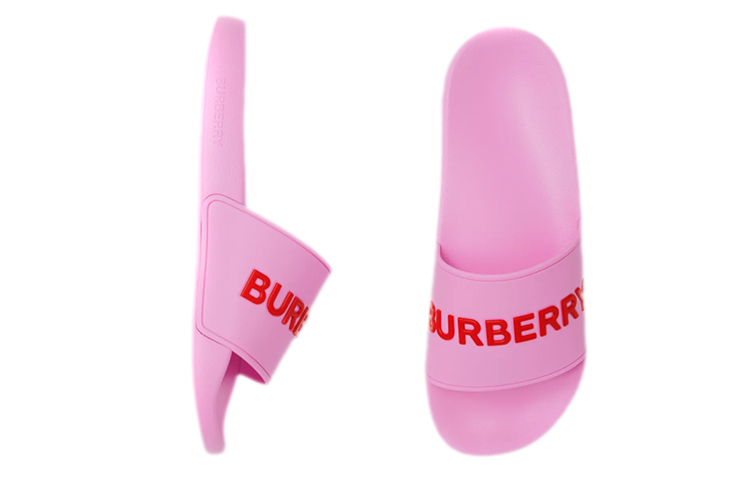 (W) Burberry Logo Detail Slide 'Fashion Pink' 圖 3