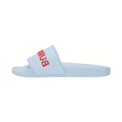 (W) Burberry Logo Embossed Slide 'Light Blue'