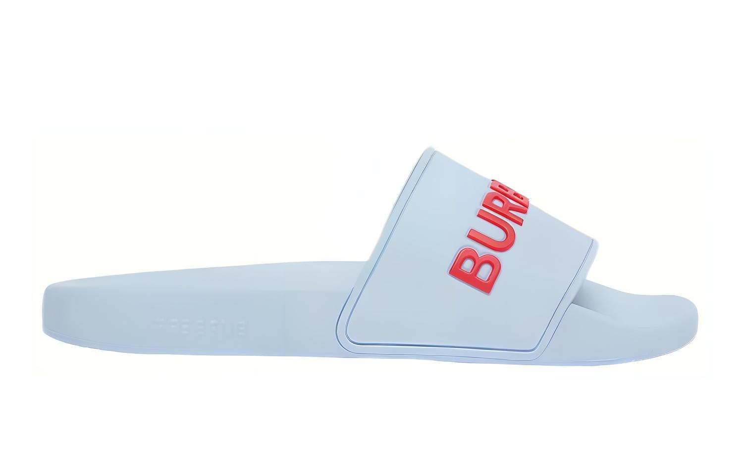 (W) Burberry Logo Embossed Slide 'Light Blue' 圖 2