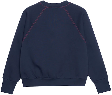 (W) Burberry 刺繡Logo海軍藍圓領長袖衛衣 80356131 Lookbook (W) Burberry 刺繡Logo海軍藍圓領長袖衛衣 80356131