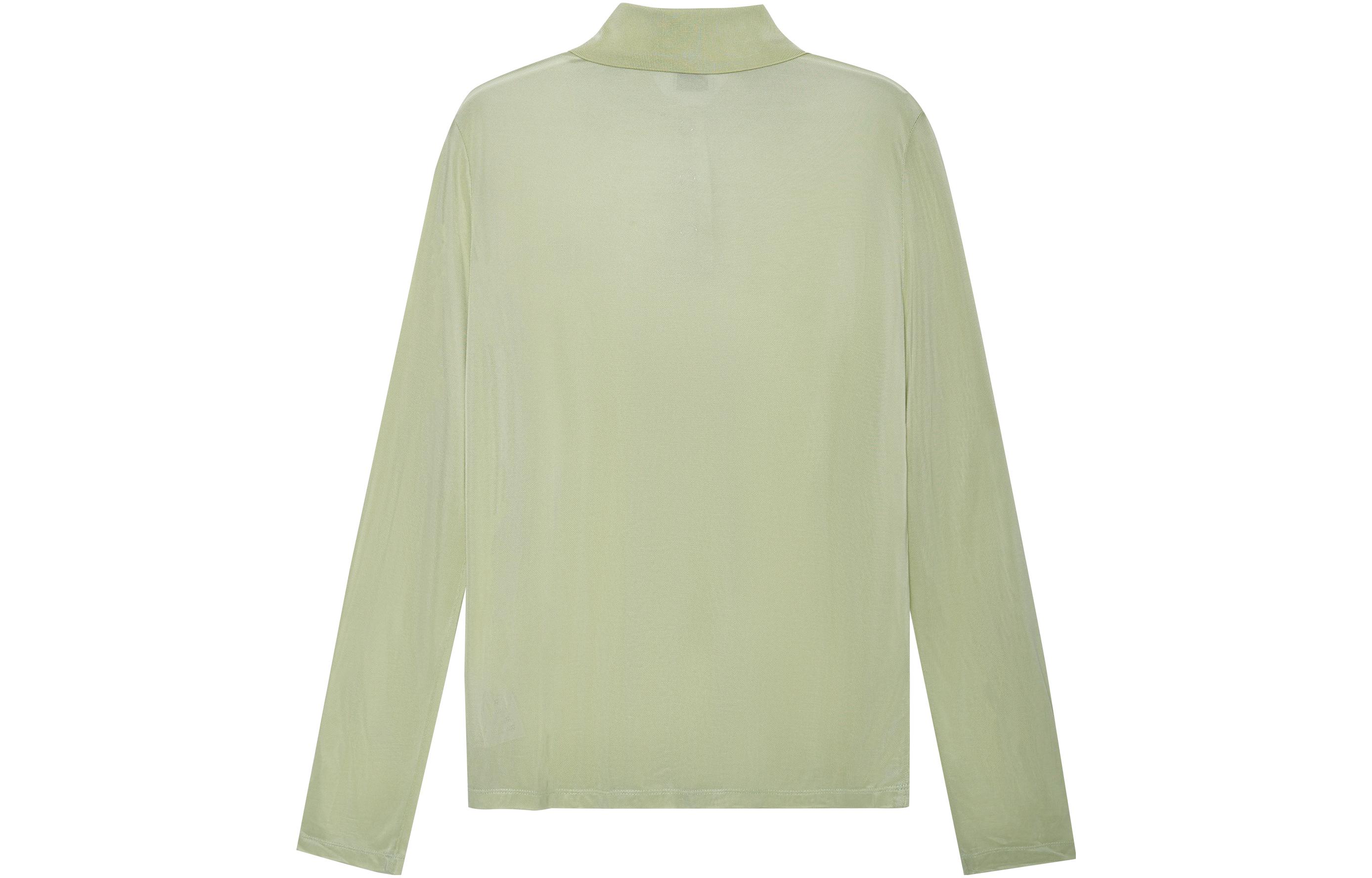 Lookbook (W) 博柏利刺绣标志长袖Polo衫薄雾绿色. 80410651