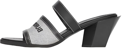 (Women) Burberry Logo Leather Sandal 'Black' 80392491 (Women) Burberry Logo Leather Sandal 'Black' 80392491