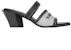 (W) Sandal Kulit Logo Burberry 'Hitam' 80392491