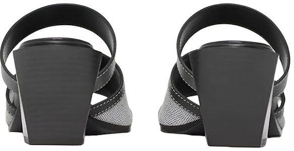 (W) Sandal Kulit Logo Burberry 'Hitam' 80392491 Purchase (W) Sandal Kulit Logo Burberry 'Hitam' 80392491