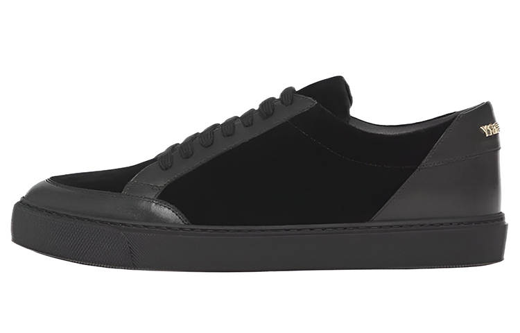 (W) Burberry Logo Leather Sneaker 'Black'