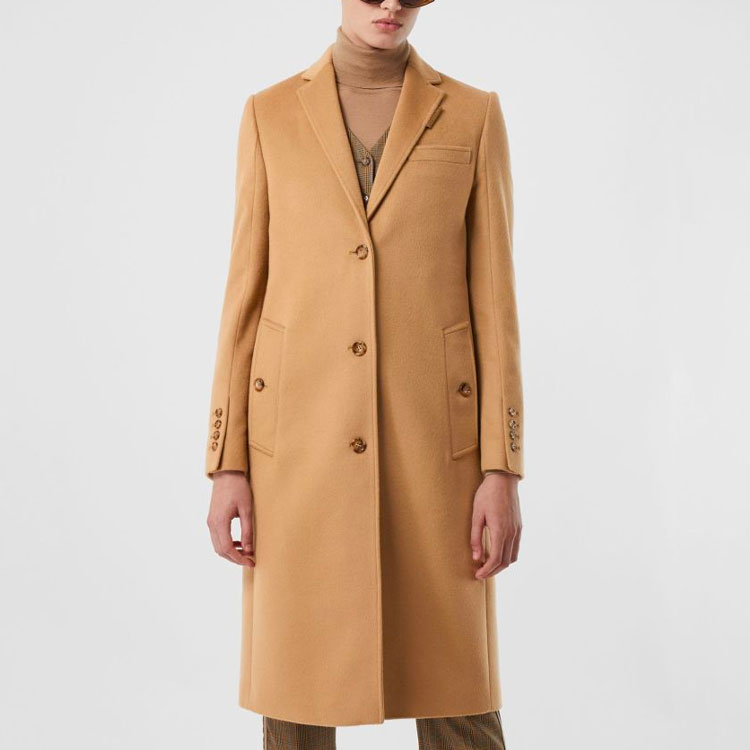 (Women) Burberry Logo Light Camel Long Coat 80227821 圖 3