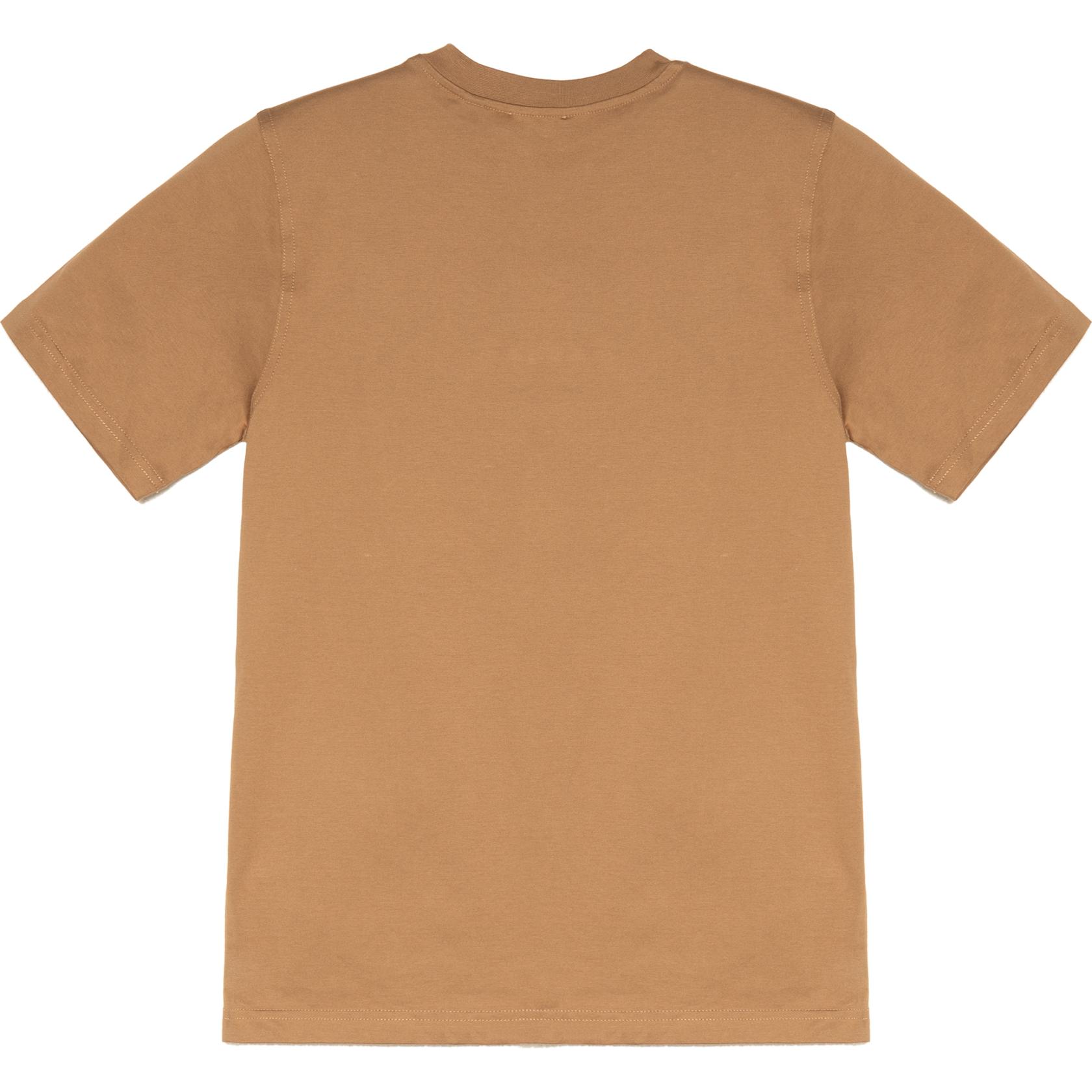 (Women) Burberry Logo Patch Crew Neck Straight Fit T-Shirt SS23  - Camel. 80657771 圖 3