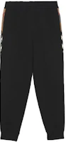 Order (Women) Burberry Logo Plaid Jogger Knit Sweatpants Black 80460561
