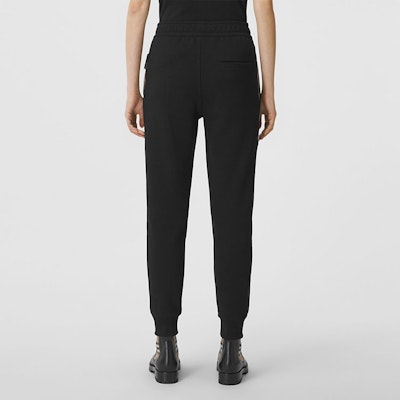 (W) Burberry Seluar Jogger Knit Plaid Logo Hitam 80460561 Purchase (W) Burberry Seluar Jogger Knit Plaid Logo Hitam 80460561