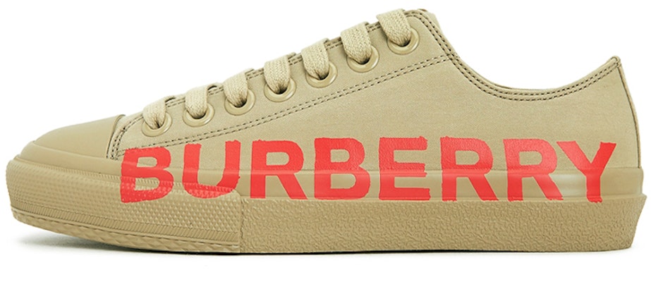 (W) Burberry Logo Print Canvas Sneaker 'Deep Honey' Wanita 80376491 Buy (W) Burberry Logo Print Canvas Sneaker 'Deep Honey' Wanita 80376491