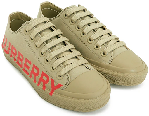 (W) Burberry Logo Print Canvas Sneaker 'Deep Honey' Wanita 80376491 Order (W) Burberry Logo Print Canvas Sneaker 'Deep Honey' Wanita 80376491