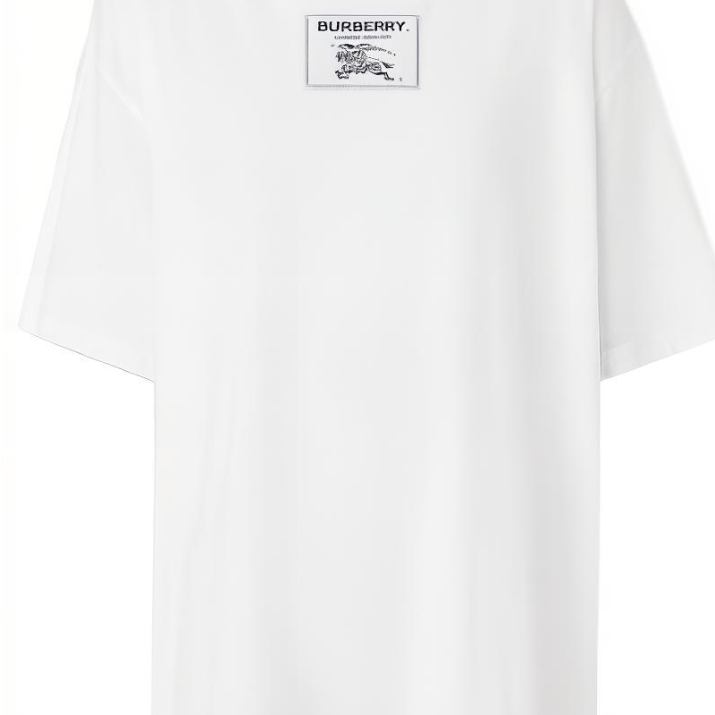 Purchase (Women) Burberry Logo Print Crew Neck Short Sleeve T-Shirt FW22 Women White 80634761