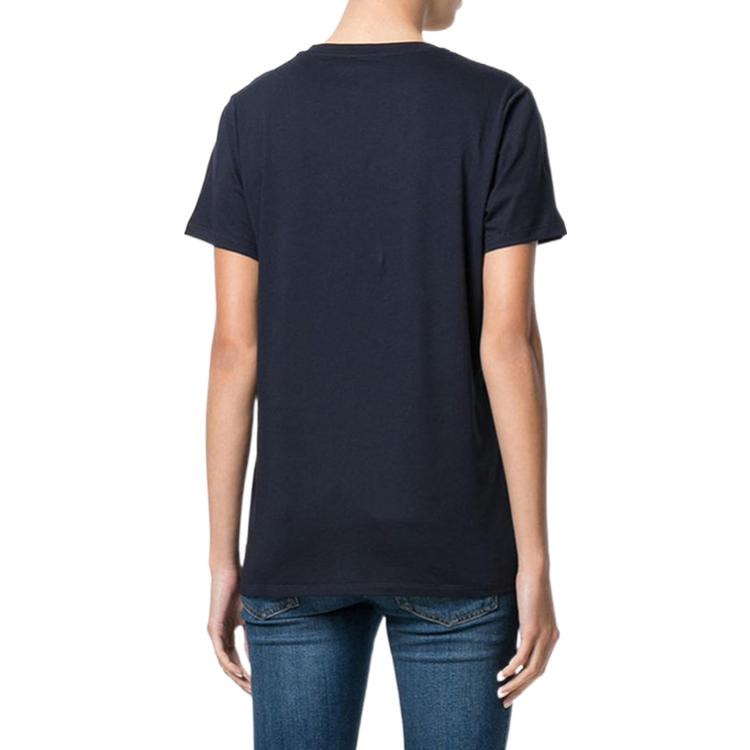 (Women) Burberry Logo Print Crewneck T-Shirt in Light Blue 40570471 圖 5