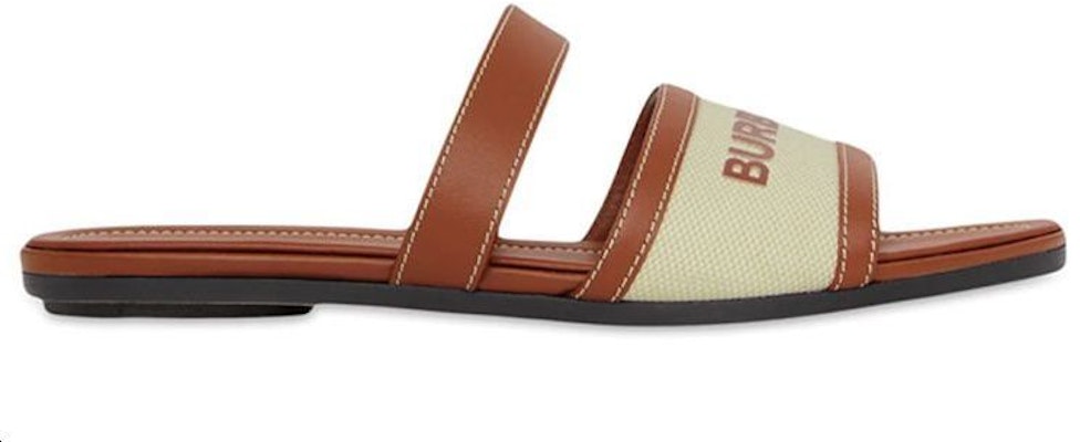 (W) Sandal Fashion Logo Burberry 'Cokelat' 80426311 Order (W) Sandal Fashion Logo Burberry 'Cokelat' 80426311