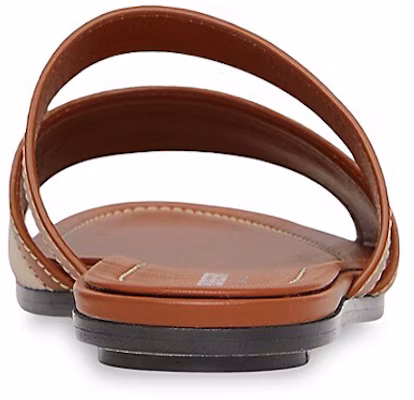 (W) Sandal Fashion Logo Burberry 'Cokelat' 80426311 Shop (W) Sandal Fashion Logo Burberry 'Cokelat' 80426311