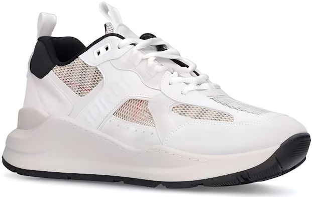 (Women) Burberry Logo Print Leather, Suede and Check Mesh Sneakers Archive Beige White 80634701 Lookbook (Women) Burberry Logo Print Leather, Suede and Check Mesh Sneakers Archive Beige White 80634701