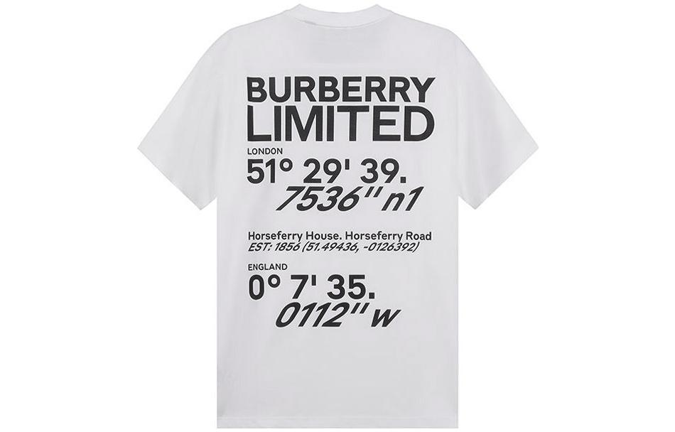 (Women) Burberry Logo Print Loose Fit T-Shirt White 80372921 圖 3