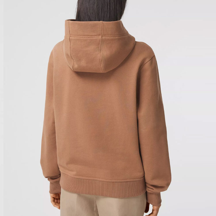 (Women) Burberry Logo Print Tie Hoodie Camel Color. 80386901 圖 6