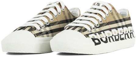 (W) Sneakers Kotak Klasik Logo Burberry Warna Beige Arsip 8024301 Shop (W) Sneakers Kotak Klasik Logo Burberry Warna Beige Arsip 8024301