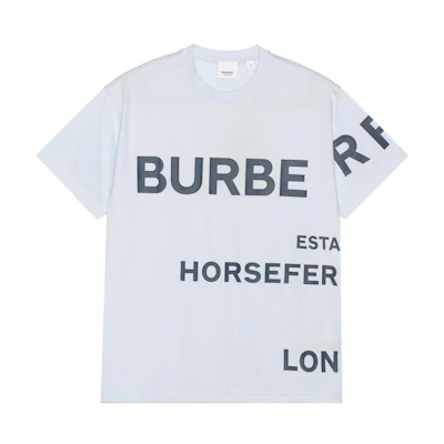 (Women) Burberry Logo Print White Relaxed Fit Crew Neck T-Shirt 80407651